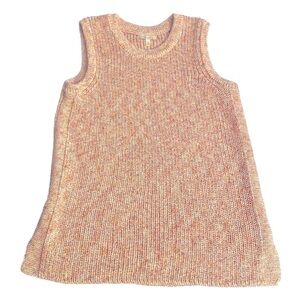 Ella Moss Heather Pink Knit Sweater Vest XL